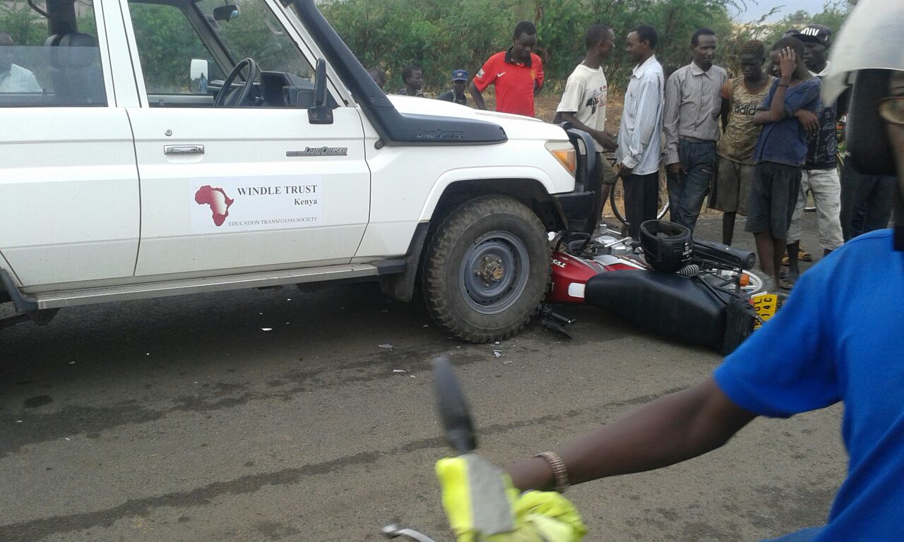 Accident in camp, Kakuma – Lokichoggio Rd.